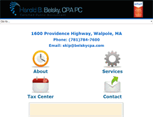 Tablet Screenshot of belskycpa.com